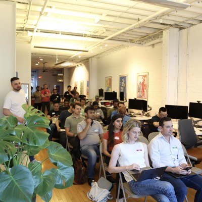 Audience at Voice AI event