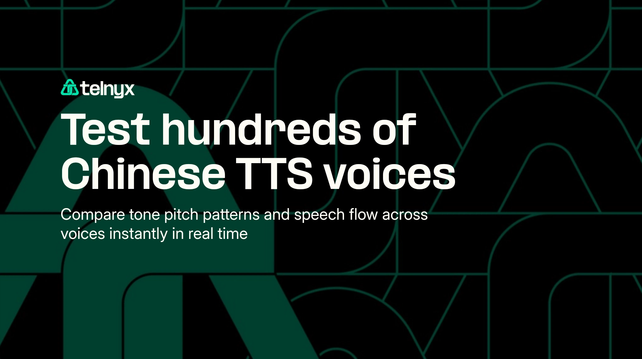 Chinese Text to Speech API | Every Accent | Telnyx