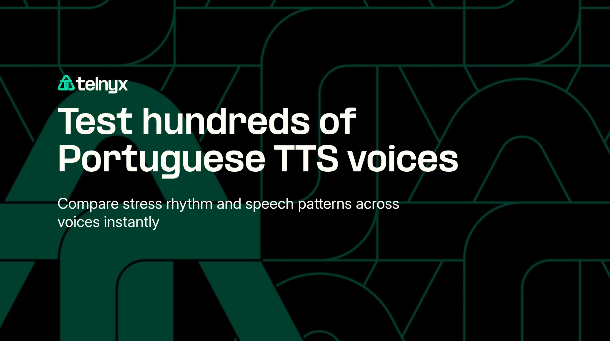 Portugese Script Portuguese Text to Speech API | Every Accent | Telnyx